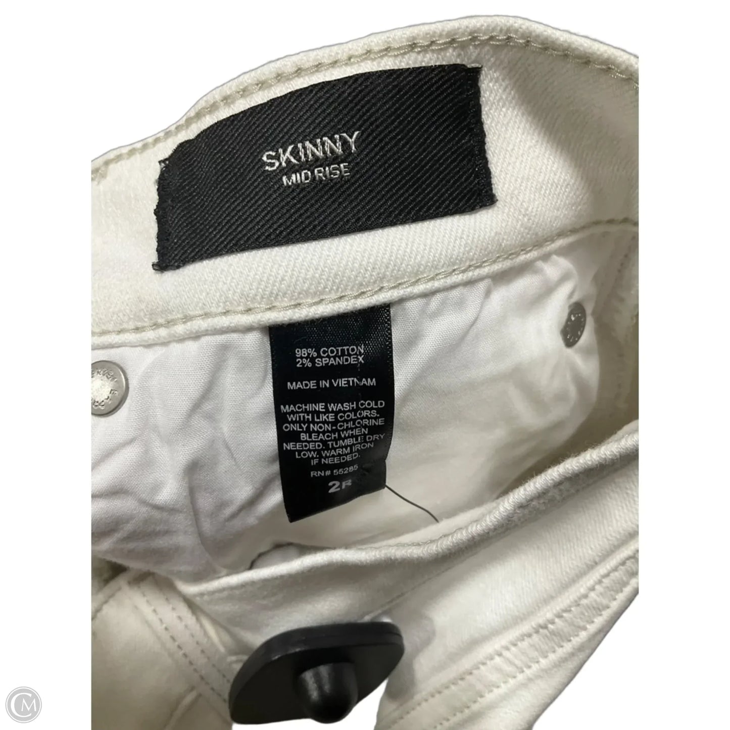 Jeans Skinny By Express In White, Size: 2