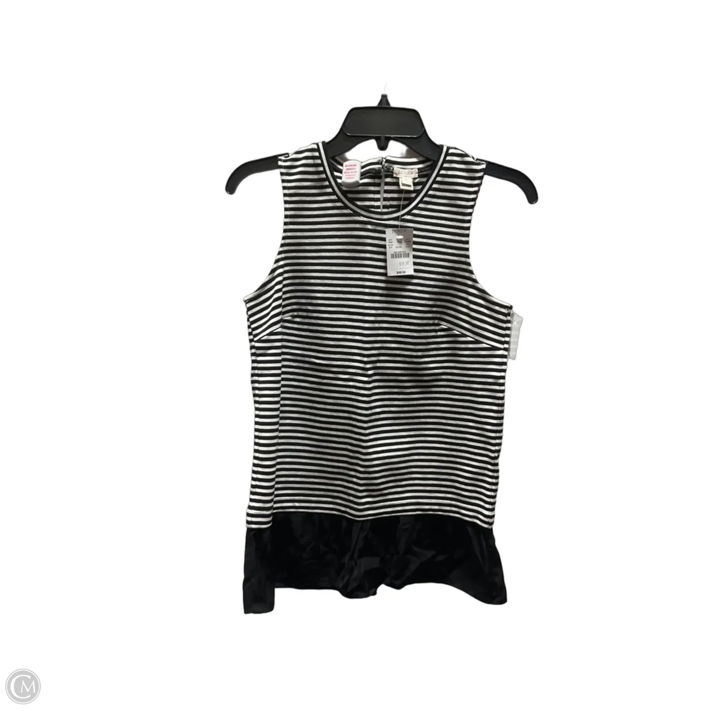 Top Sleeveless By J. Crew In Striped Pattern, Size: Xxs