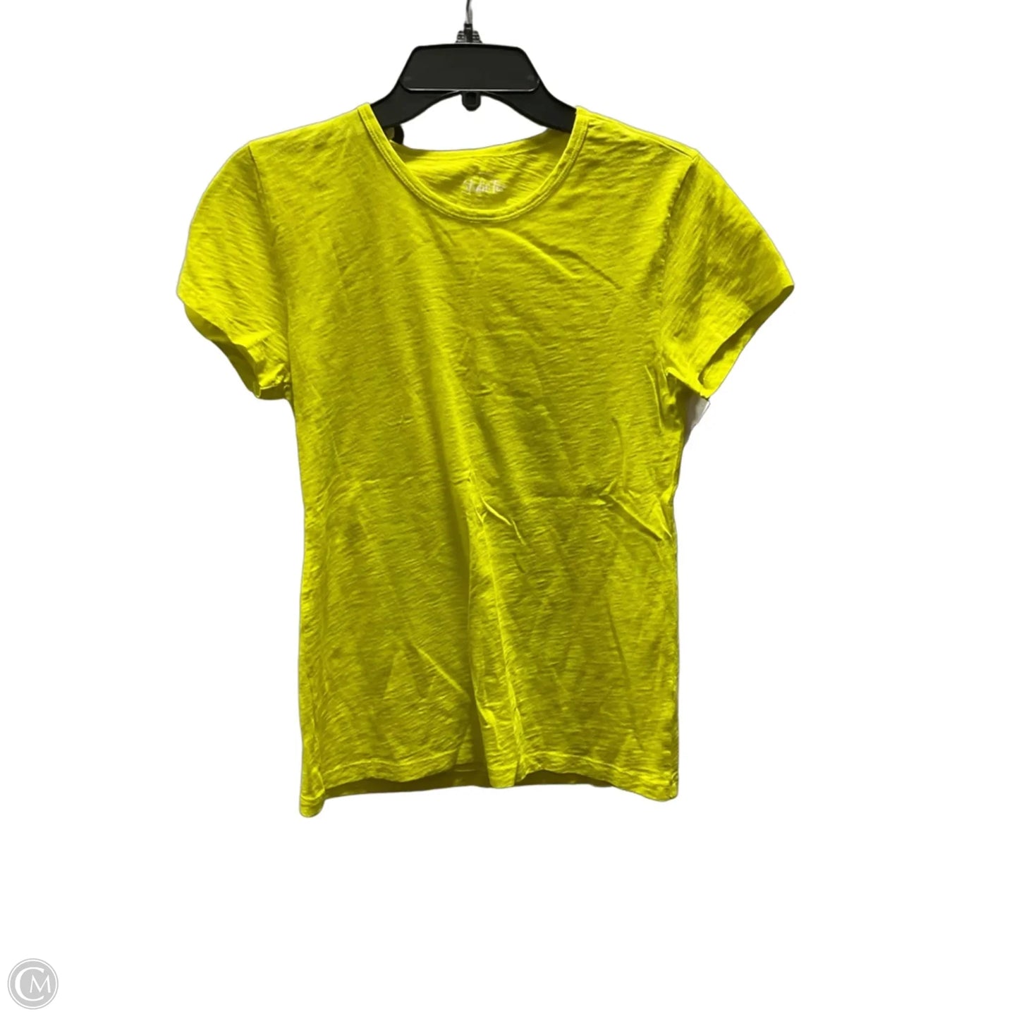 Top Short Sleeve Basic By J. Crew In Yellow, Size: S