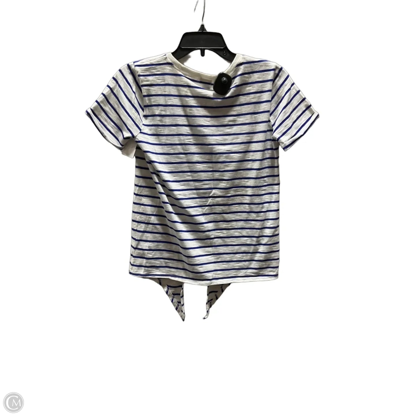 Top Short Sleeve Basic By J. Crew In Striped Pattern, Size: Xs