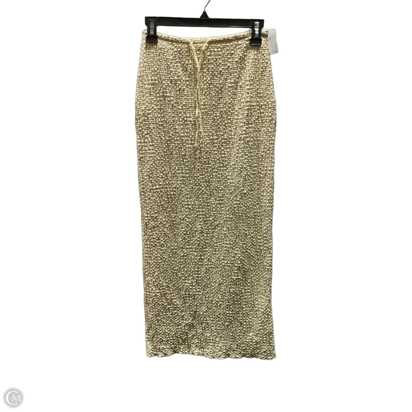 Skirt Midi By Zara In Cream, Size: M