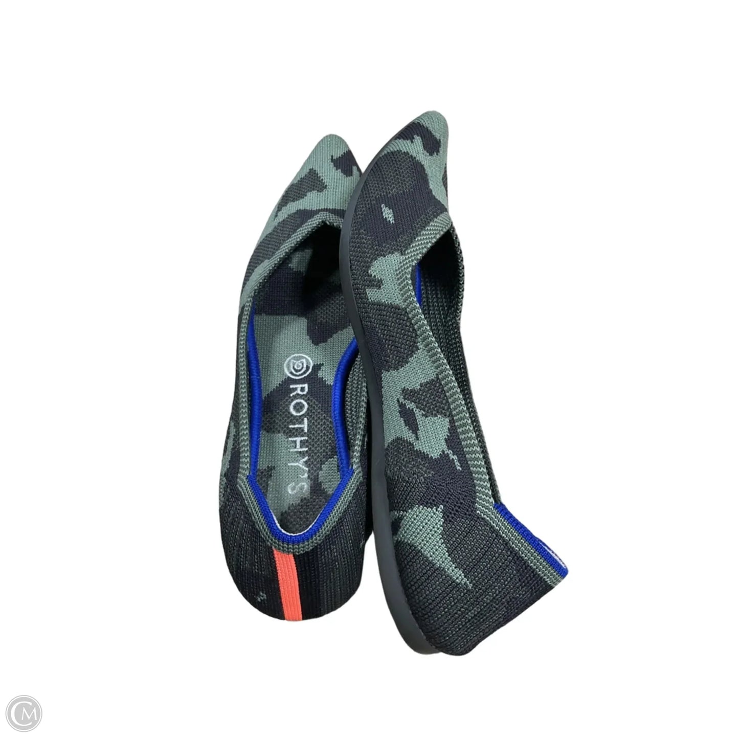 Shoes Flats By Rothys In Camouflage Print, Size: 6