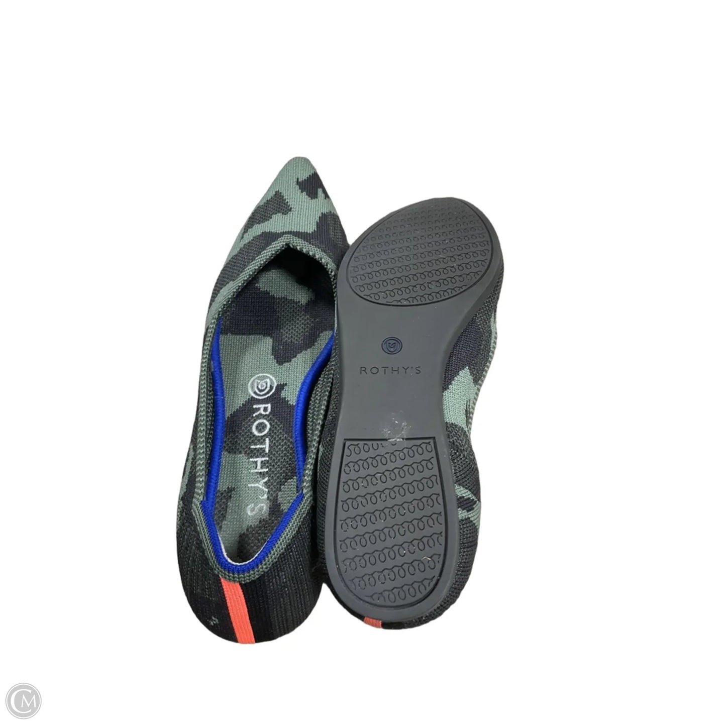 Shoes Flats By Rothys In Camouflage Print, Size: 6