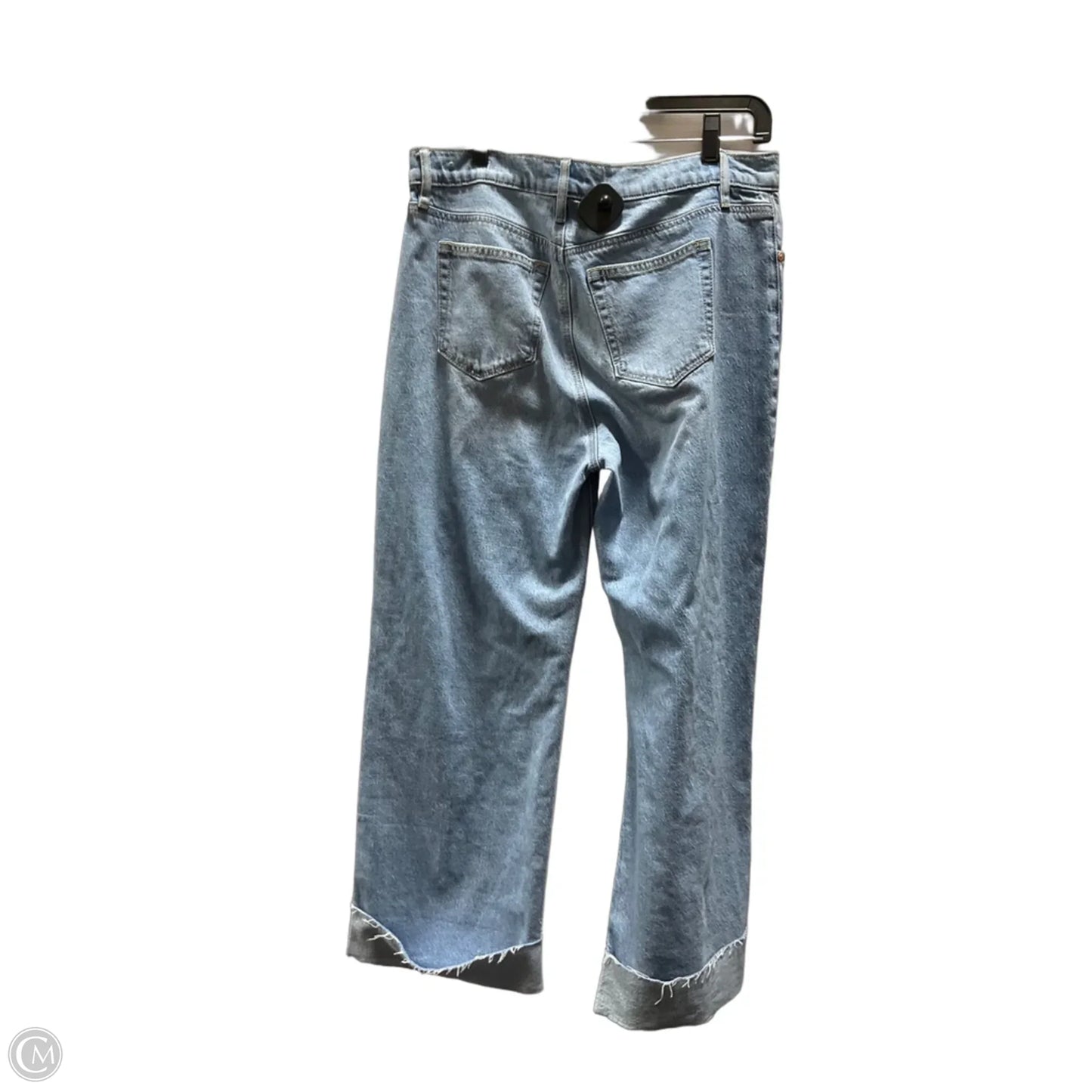 Jeans Wide Leg By Loft In Blue Denim, Size: 10