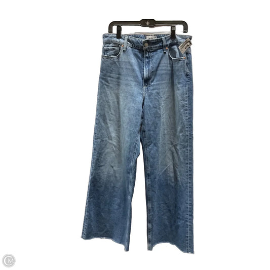 Jeans Wide Leg By Paige In Blue Denim, Size: 8