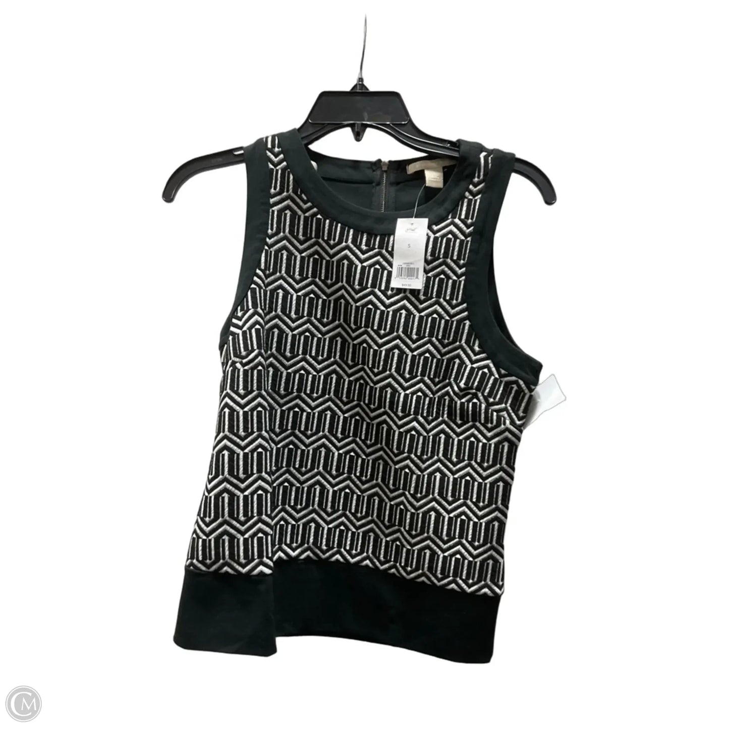 Top Sleeveless By Banana Republic In Striped Pattern, Size: S