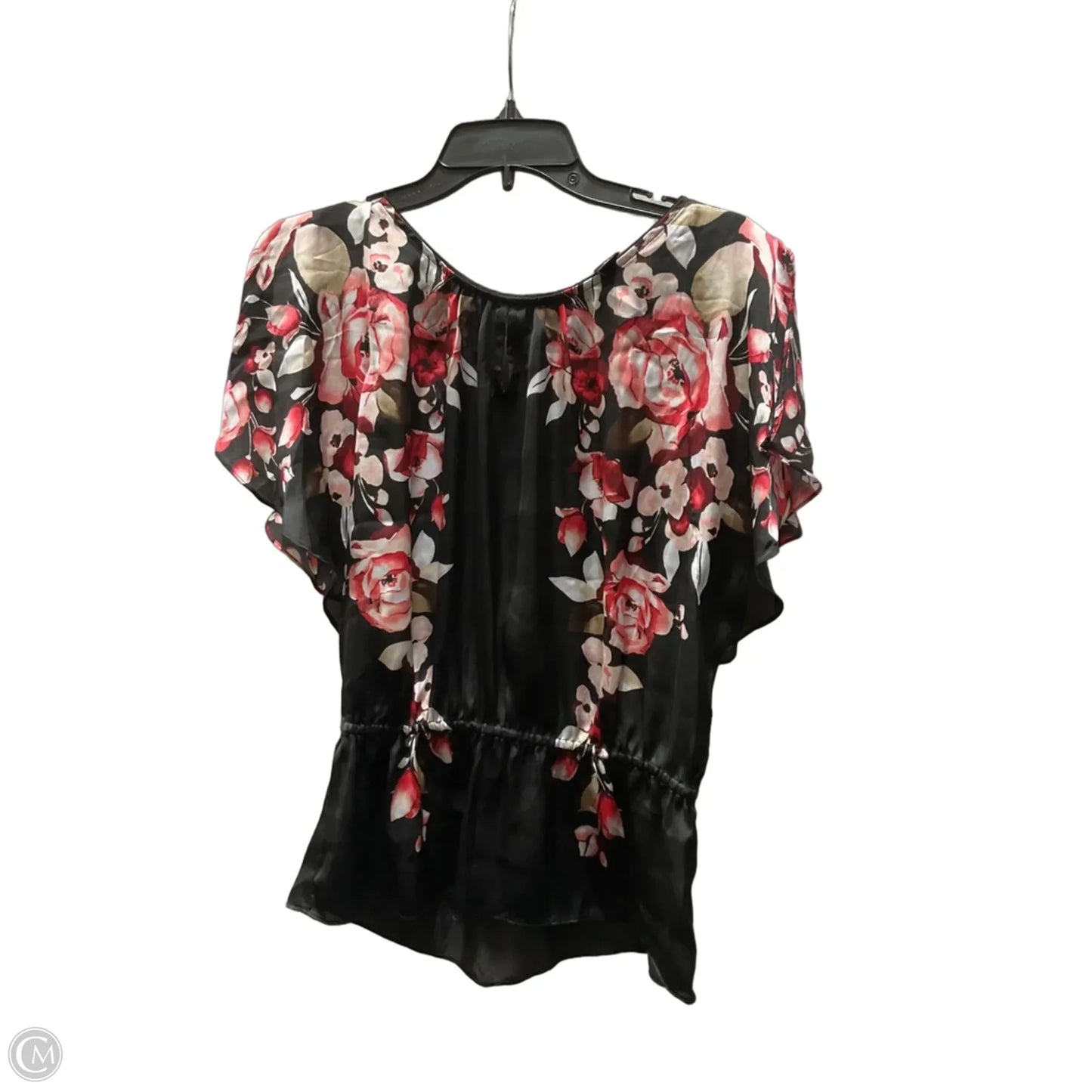 Top Short Sleeve By White House Black Market In Red, Size: Xs