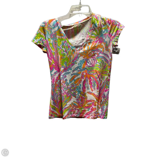 Top Short Sleeve Basic By Lilly Pulitzer In Multi-colored, Size: Xs
