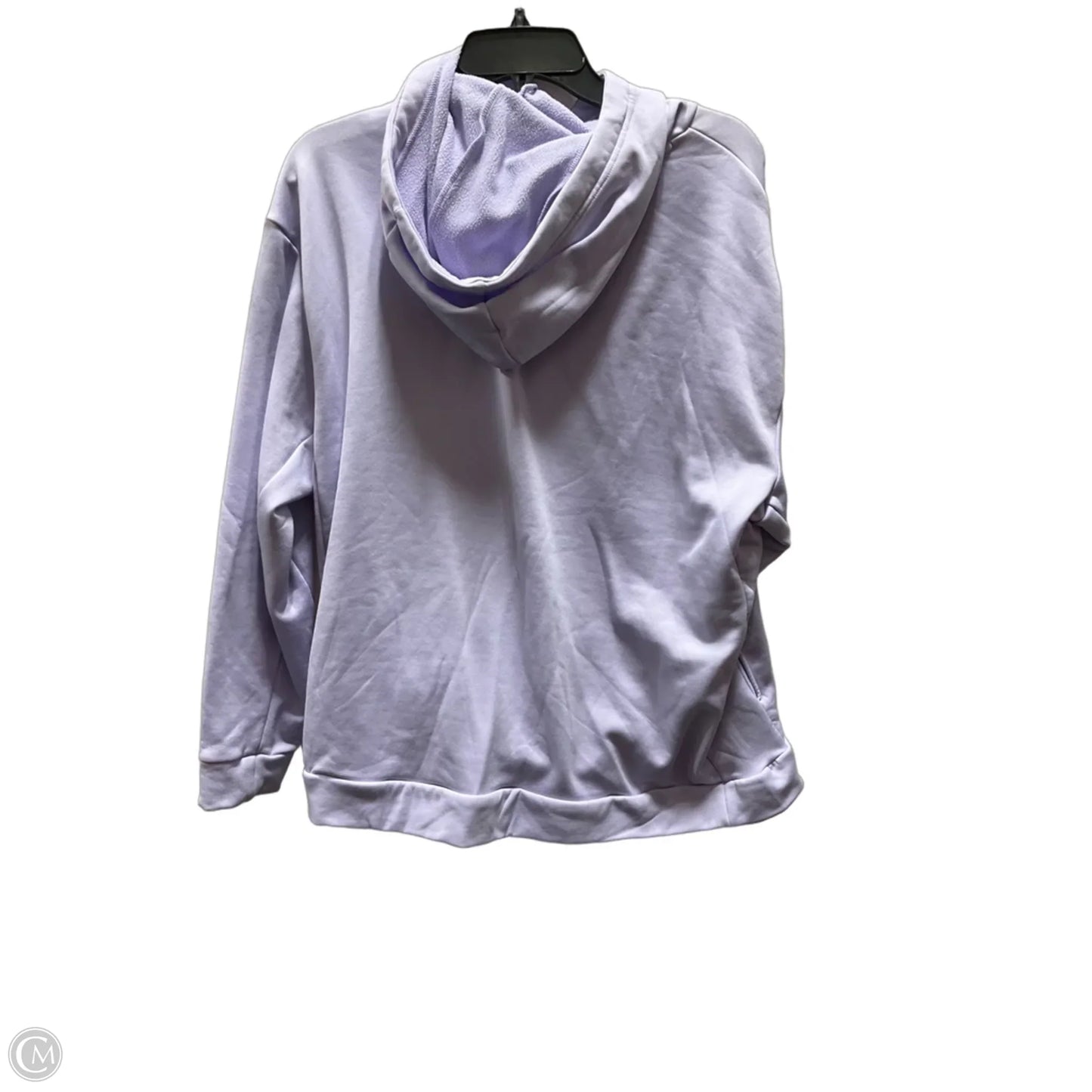 Athletic Sweatshirt Hoodie By Nike In Purple, Size: L