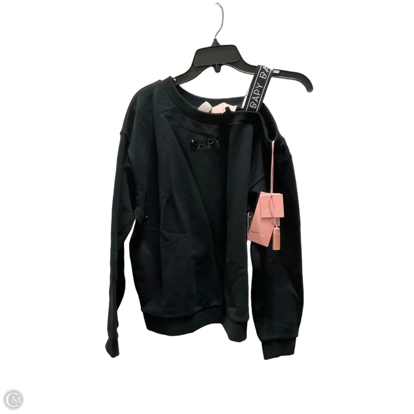 Athletic Sweatshirt Crewneck By Cma In Black, Size: Xs