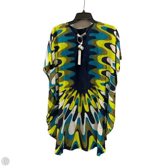 Dress Casual Short By Trina By Trina Turk In Blue & Green, Size: S