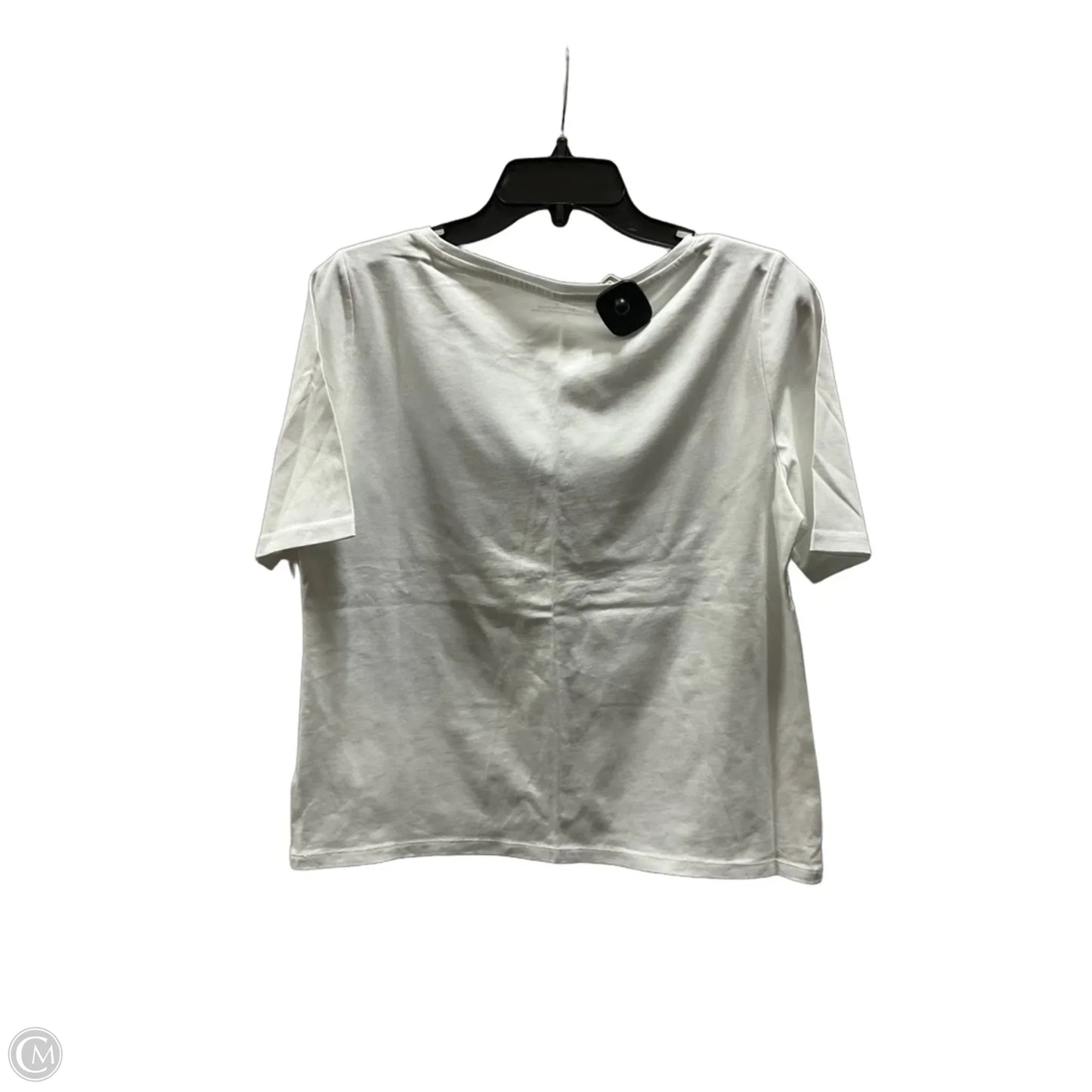 Top Short Sleeve By Talbots In White, Size: S