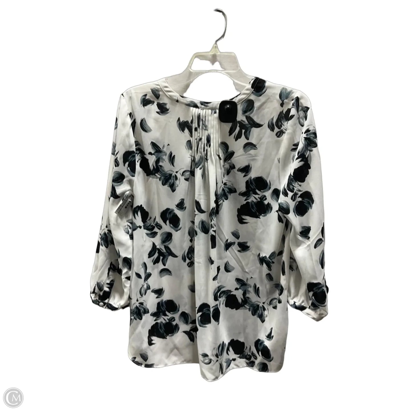 Top Long Sleeve By Not Your Daughters Jeans In White, Size: S