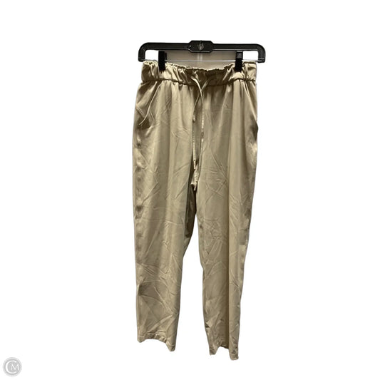 Athletic Pants By Lululemon In Tan, Size: S