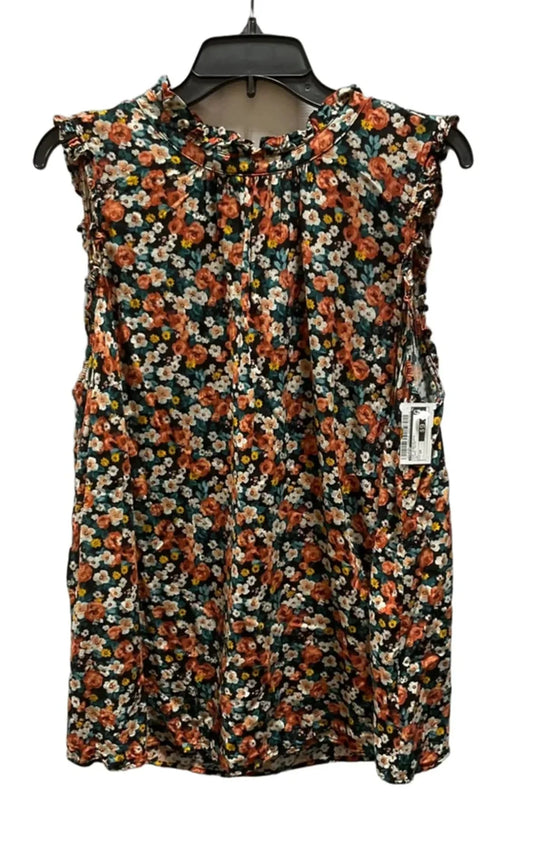 Top Sleeveless By Torrid In Floral Print, Size: 2x