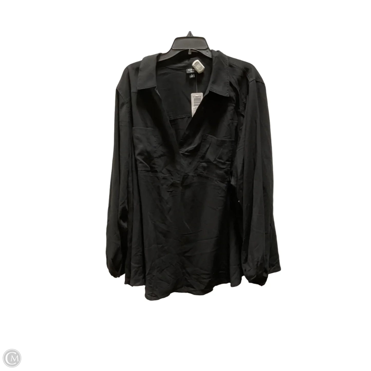 Top Long Sleeve By Torrid In Black, Size: 4x