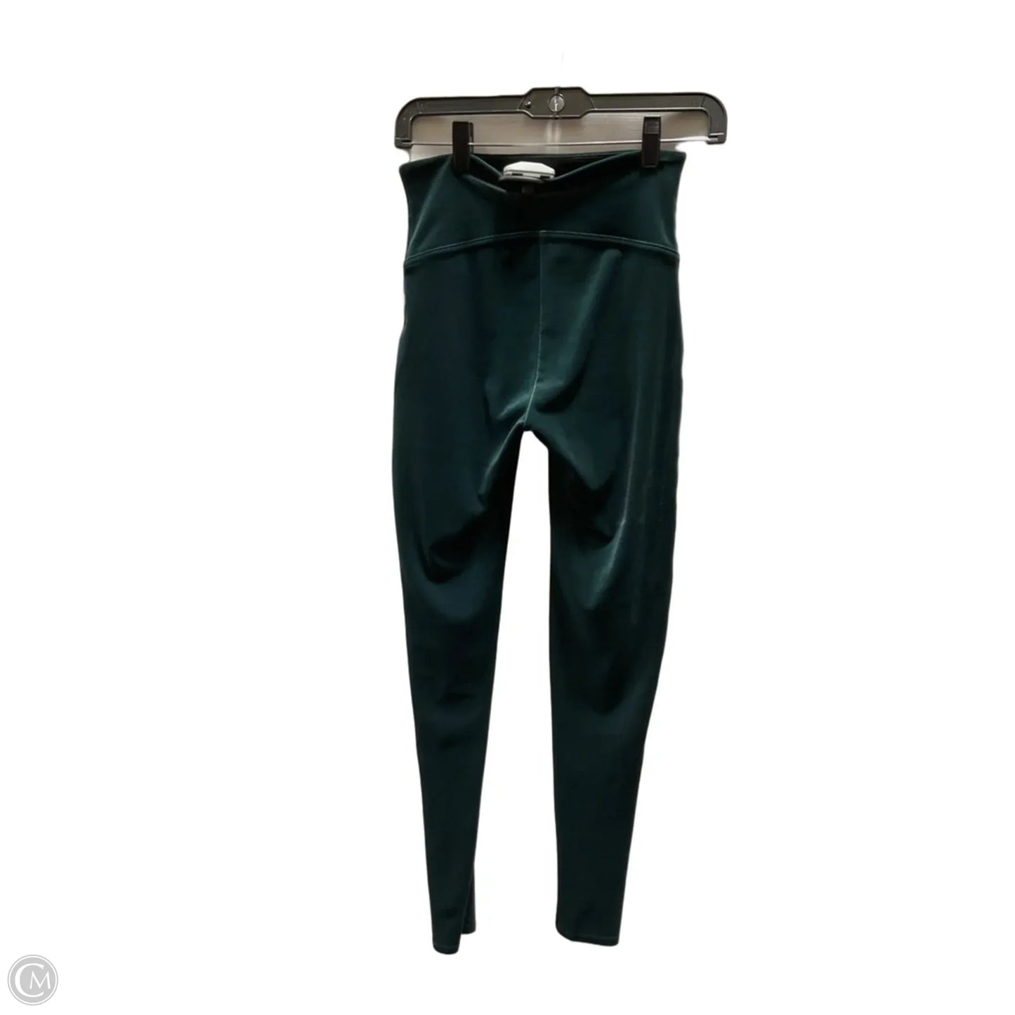 Athletic Leggings By Spanx In Green, Size: M