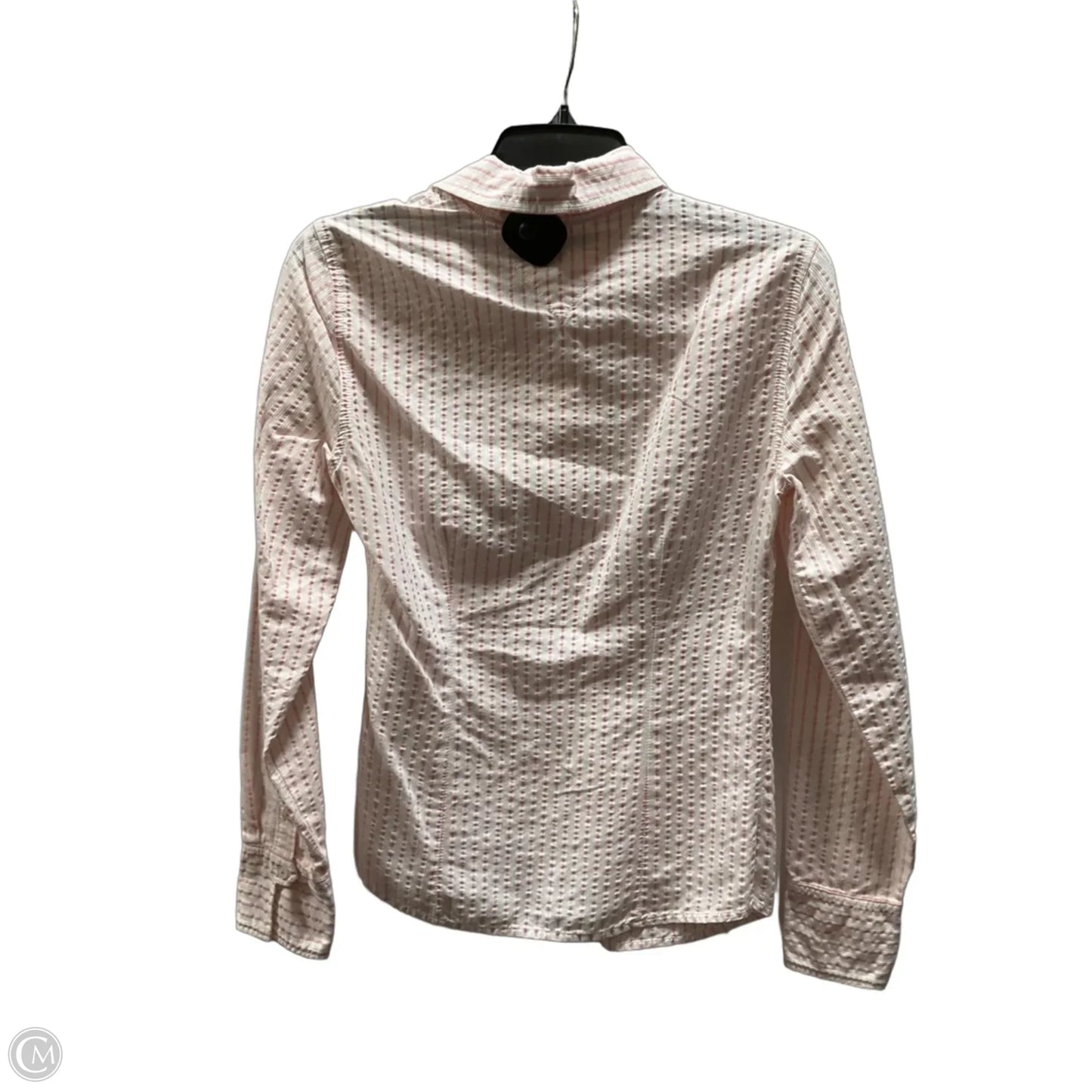 Blouse Long Sleeve By Tommy Hilfiger In Striped Pattern, Size: M