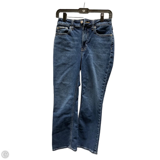Jeans Flared By Calvin Klein In Blue Denim, Size: 2