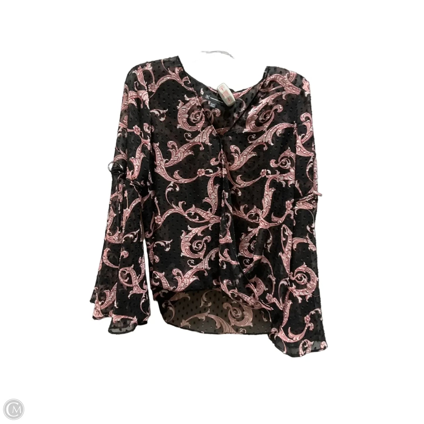 Top Long Sleeve By Inc In Paisley Print, Size: S