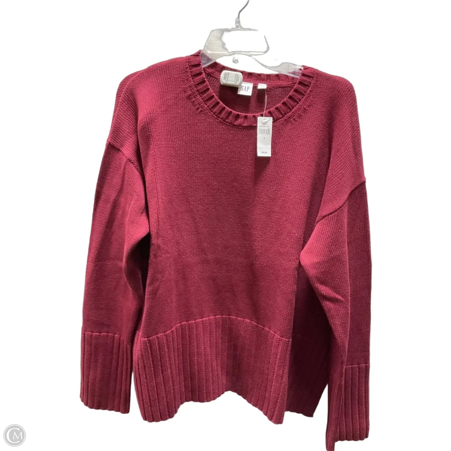 Sweater By Gap In Red, Size: S