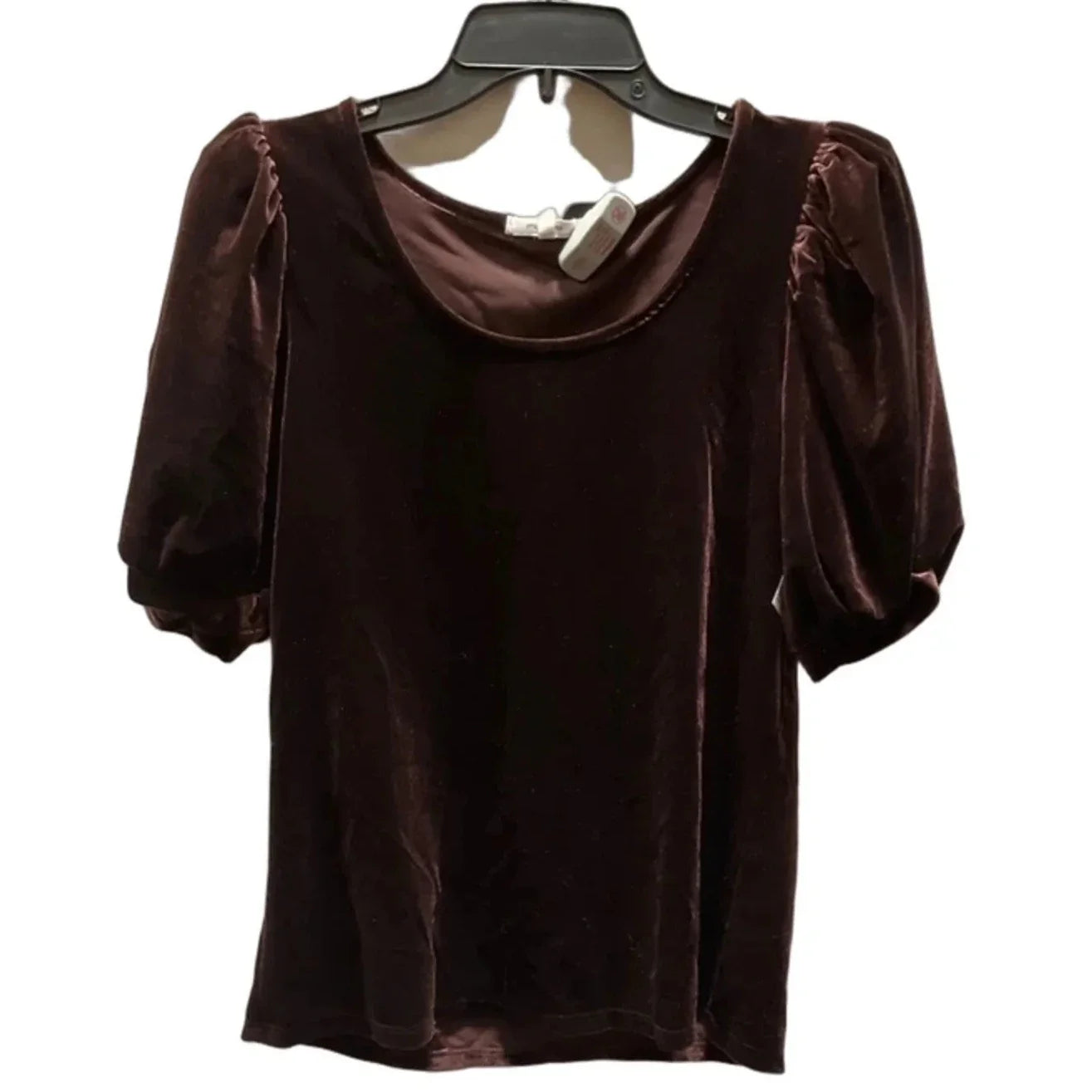 Top Short Sleeve By Maurices In Brown, Size: M