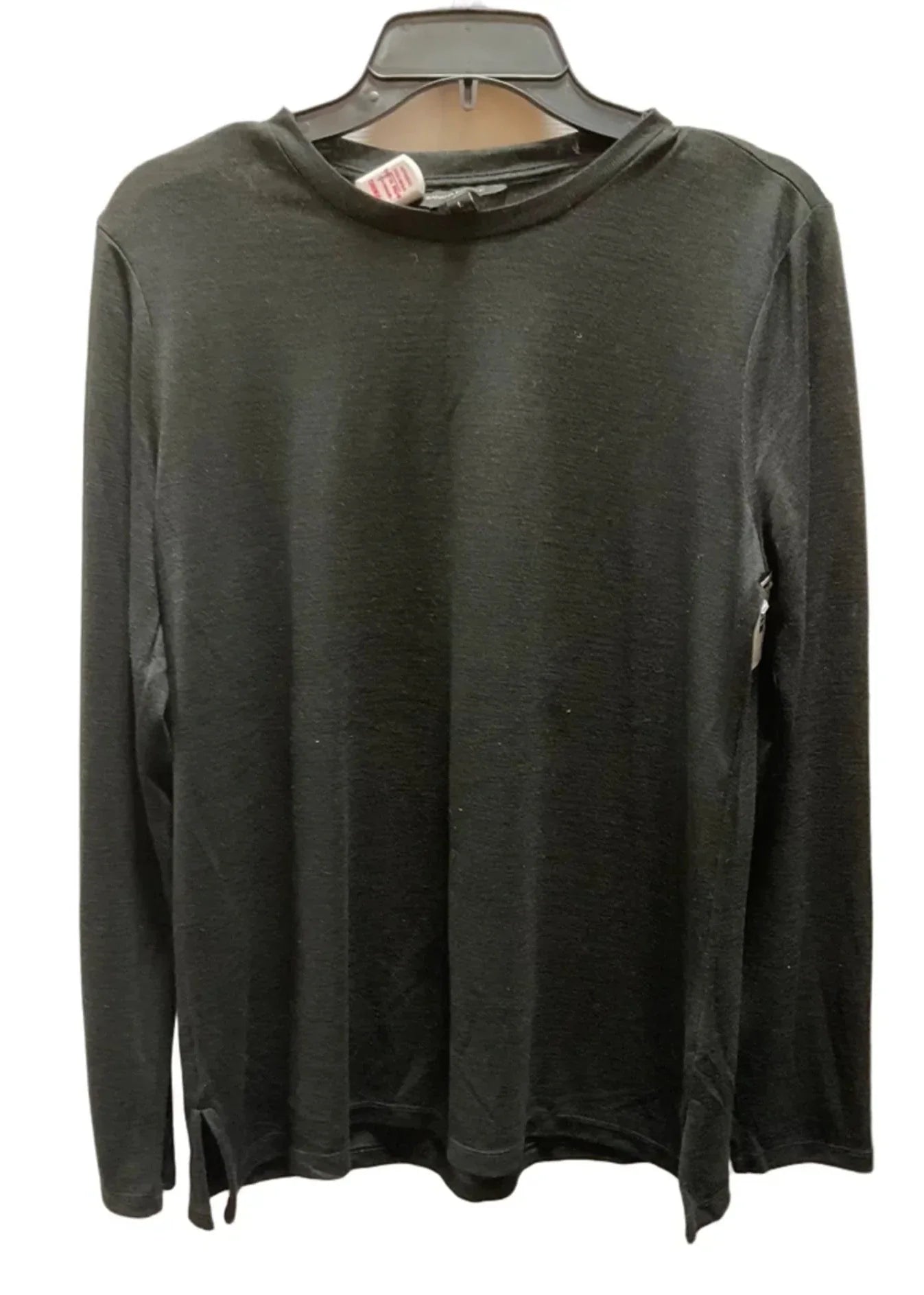 Top Long Sleeve By Banana Republic In Black, Size: L