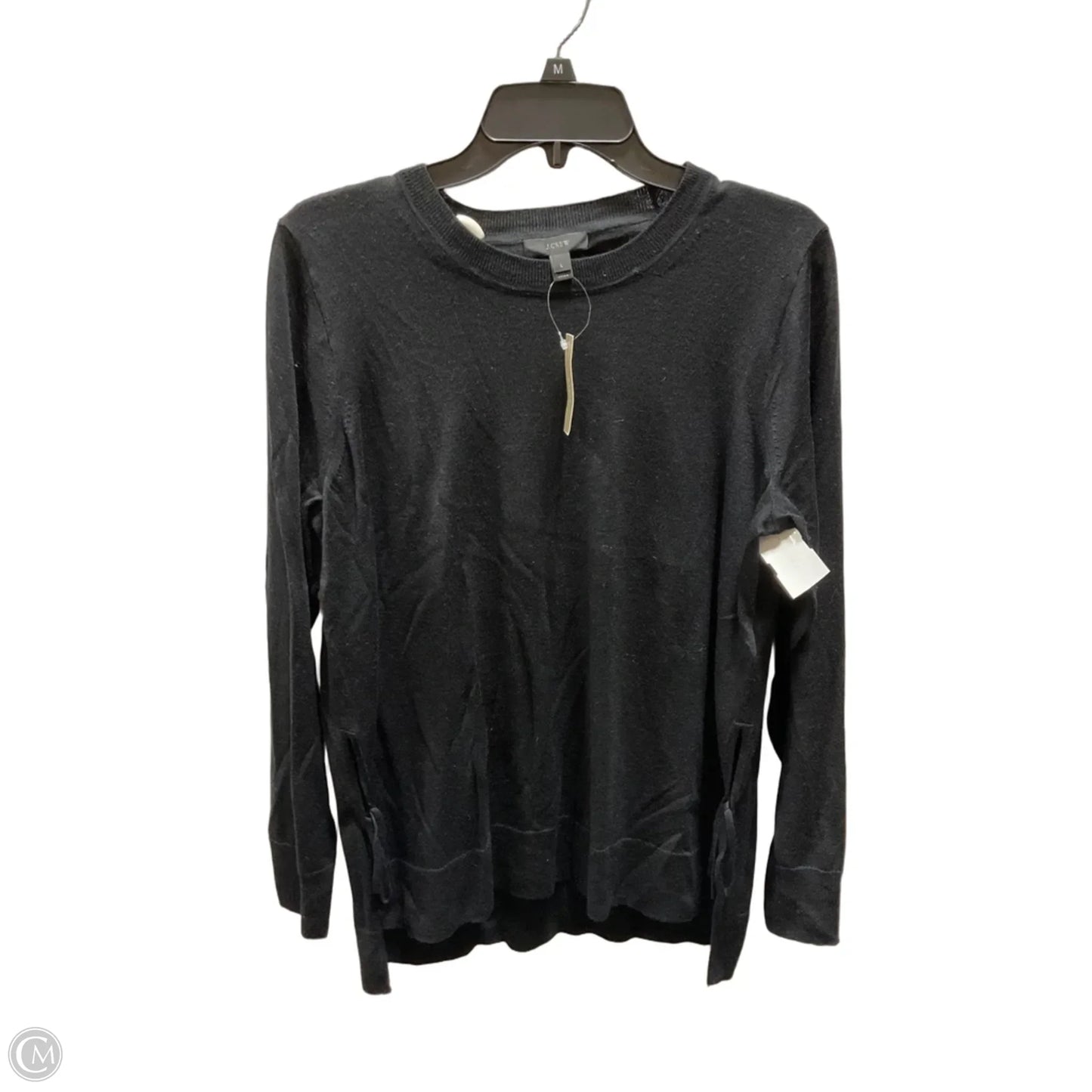 Top Long Sleeve By J. Crew In Black, Size: L