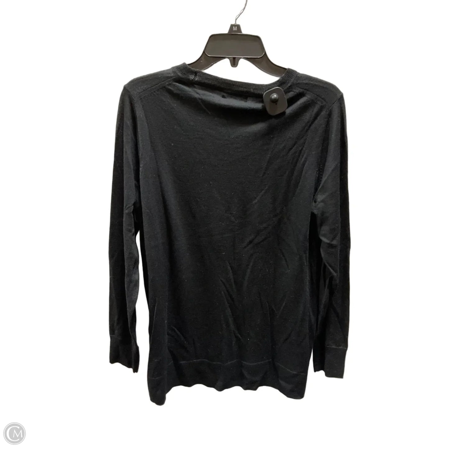 Top Long Sleeve By J. Crew In Black, Size: L