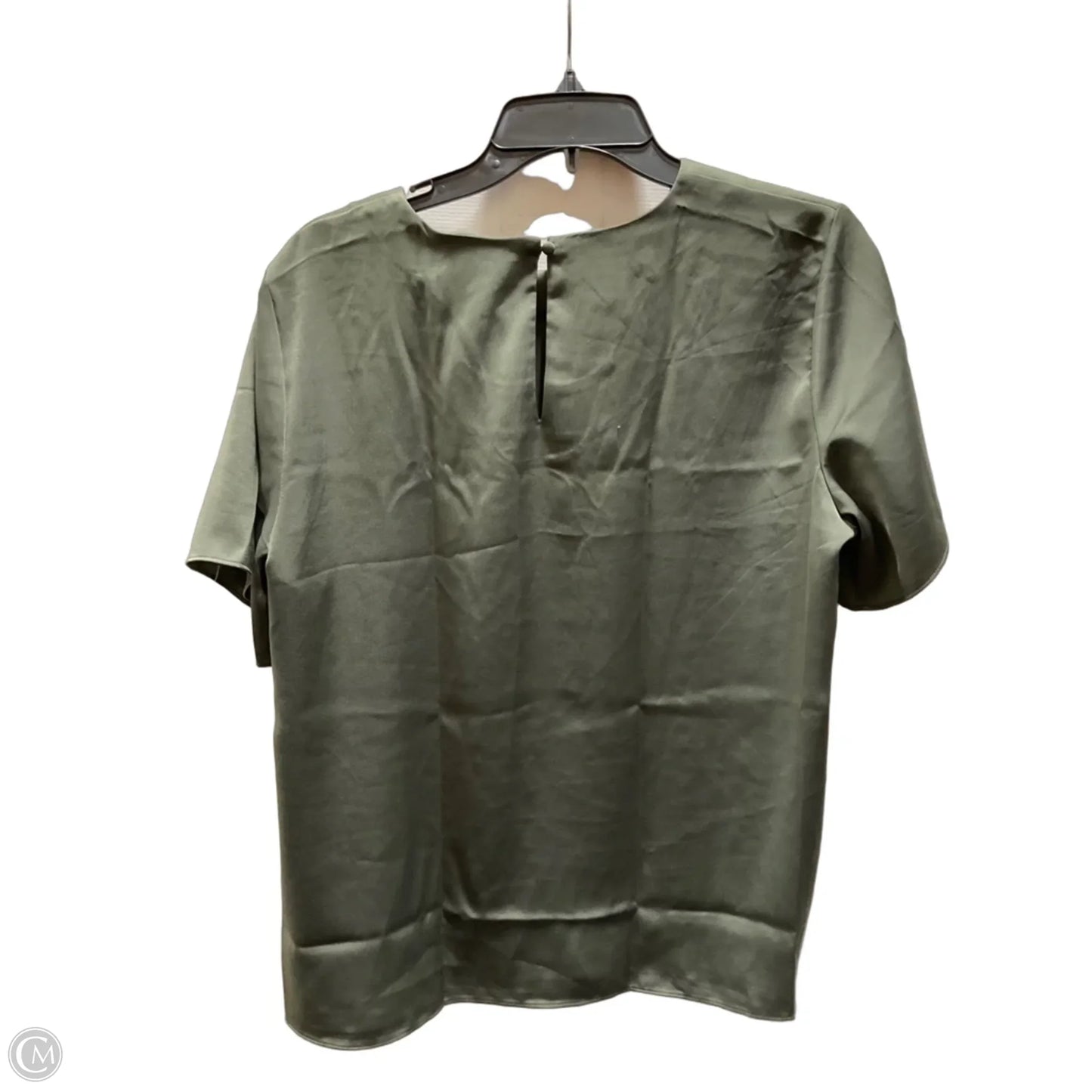 Top Short Sleeve By Banana Republic In Green, Size: L