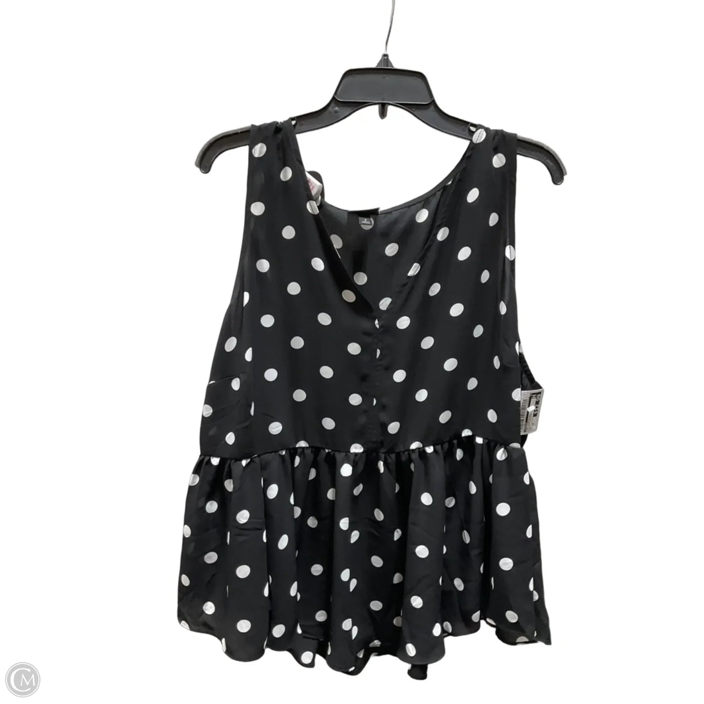 Top Sleeveless By Torrid In Polkadot Pattern, Size: 2x