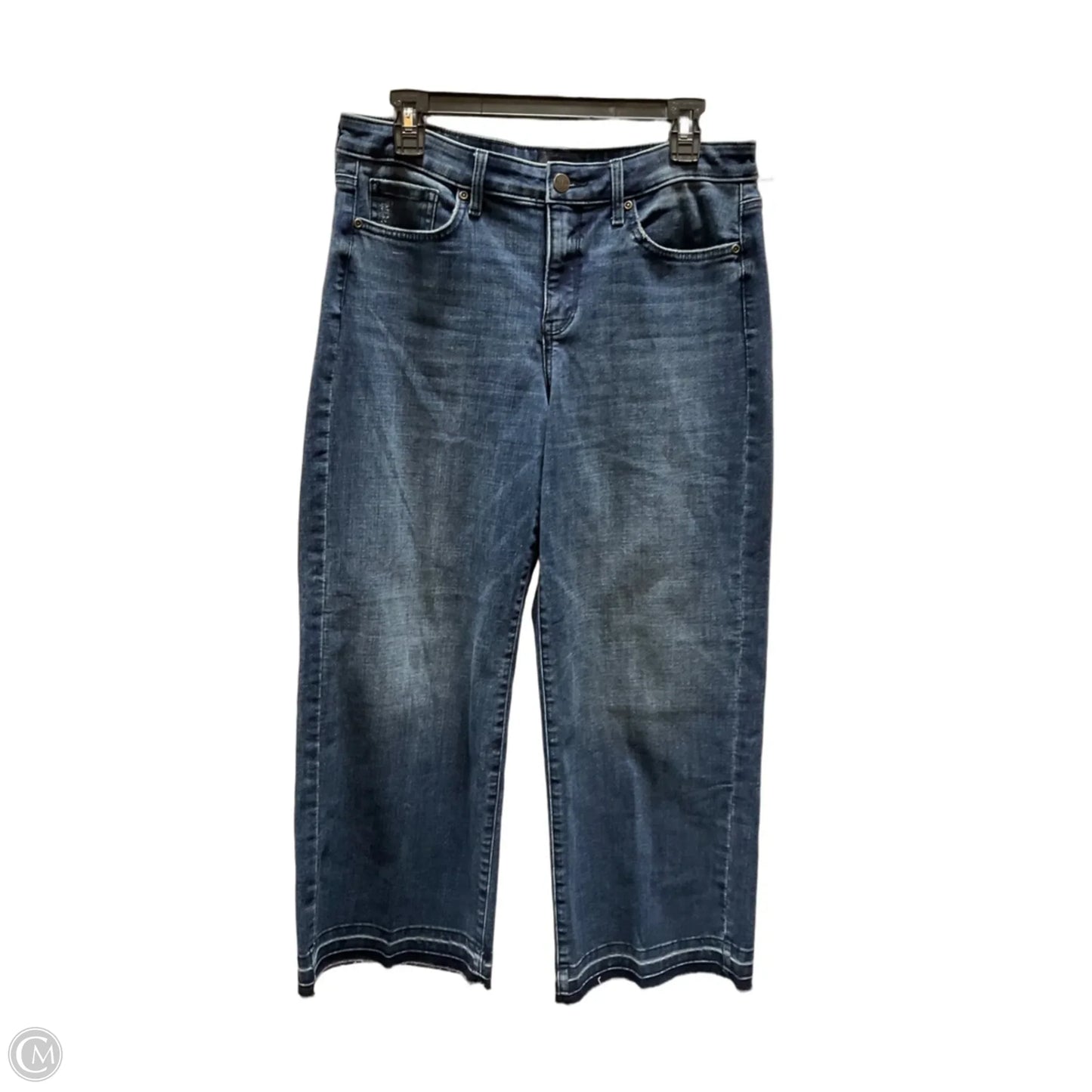 Jeans Wide Leg By Not Your Daughters Jeans In Blue Denim, Size: 8