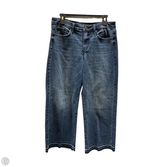 Jeans Wide Leg By Not Your Daughters Jeans In Blue Denim, Size: 8