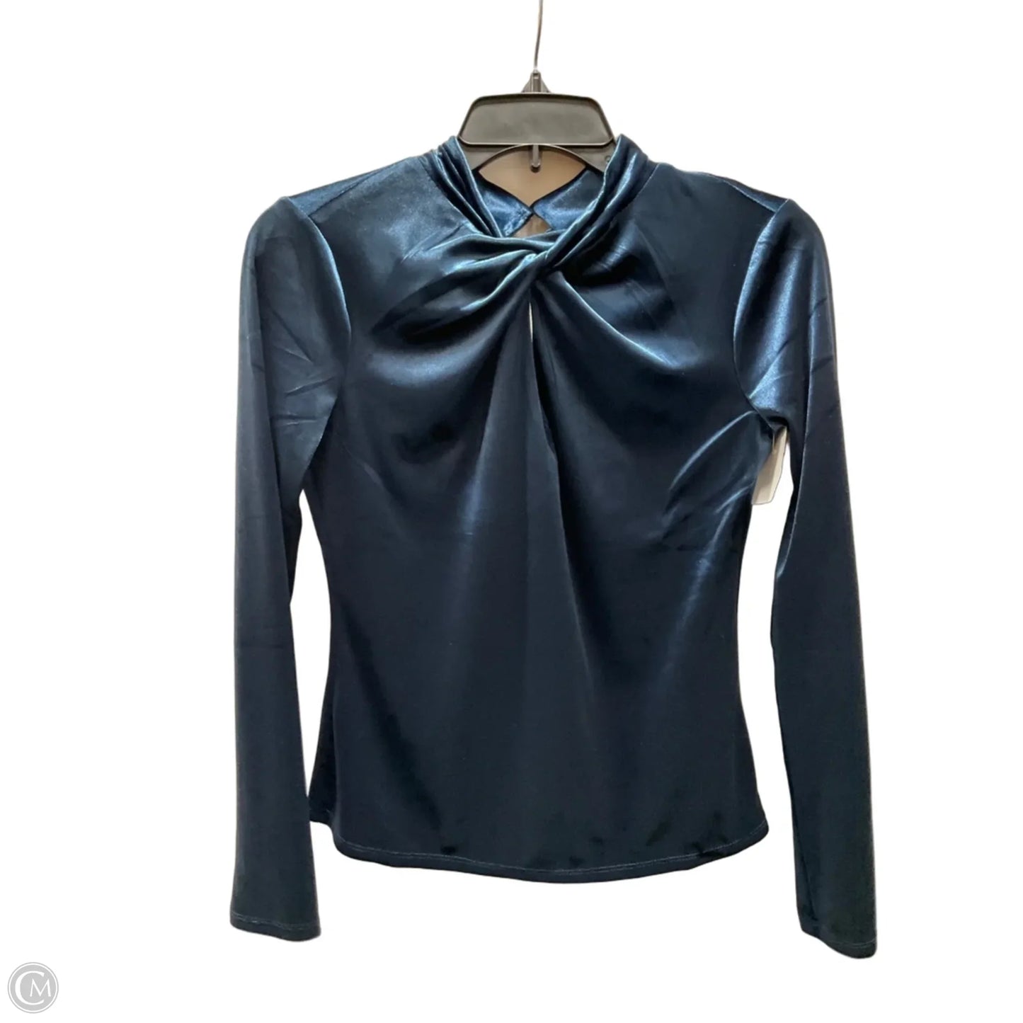 Top Long Sleeve By White House Black Market In Blue, Size: Xs