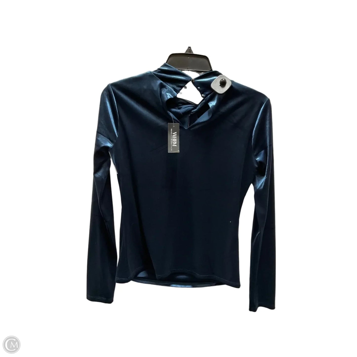 Top Long Sleeve By White House Black Market In Blue, Size: Xs