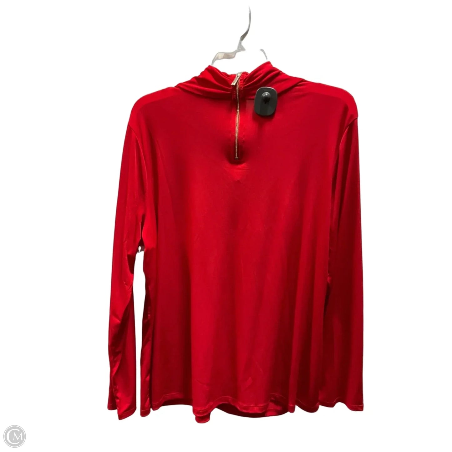 Top Long Sleeve By Liz Claiborne In Red, Size: Xl