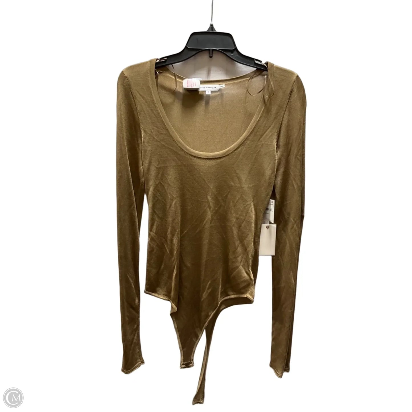 Bodysuit By Good American In Gold, Size: Xxl