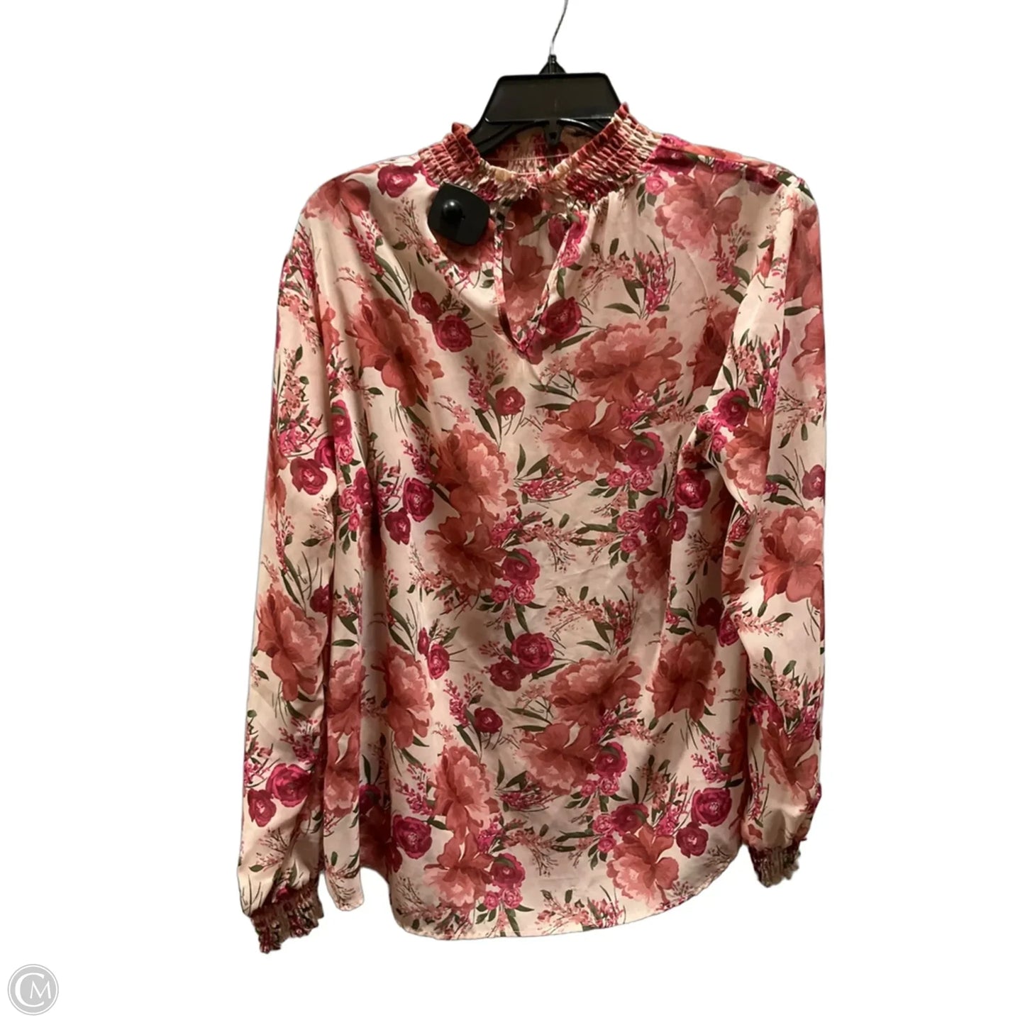 Top Long Sleeve By Torrid In Floral Print, Size: Xl