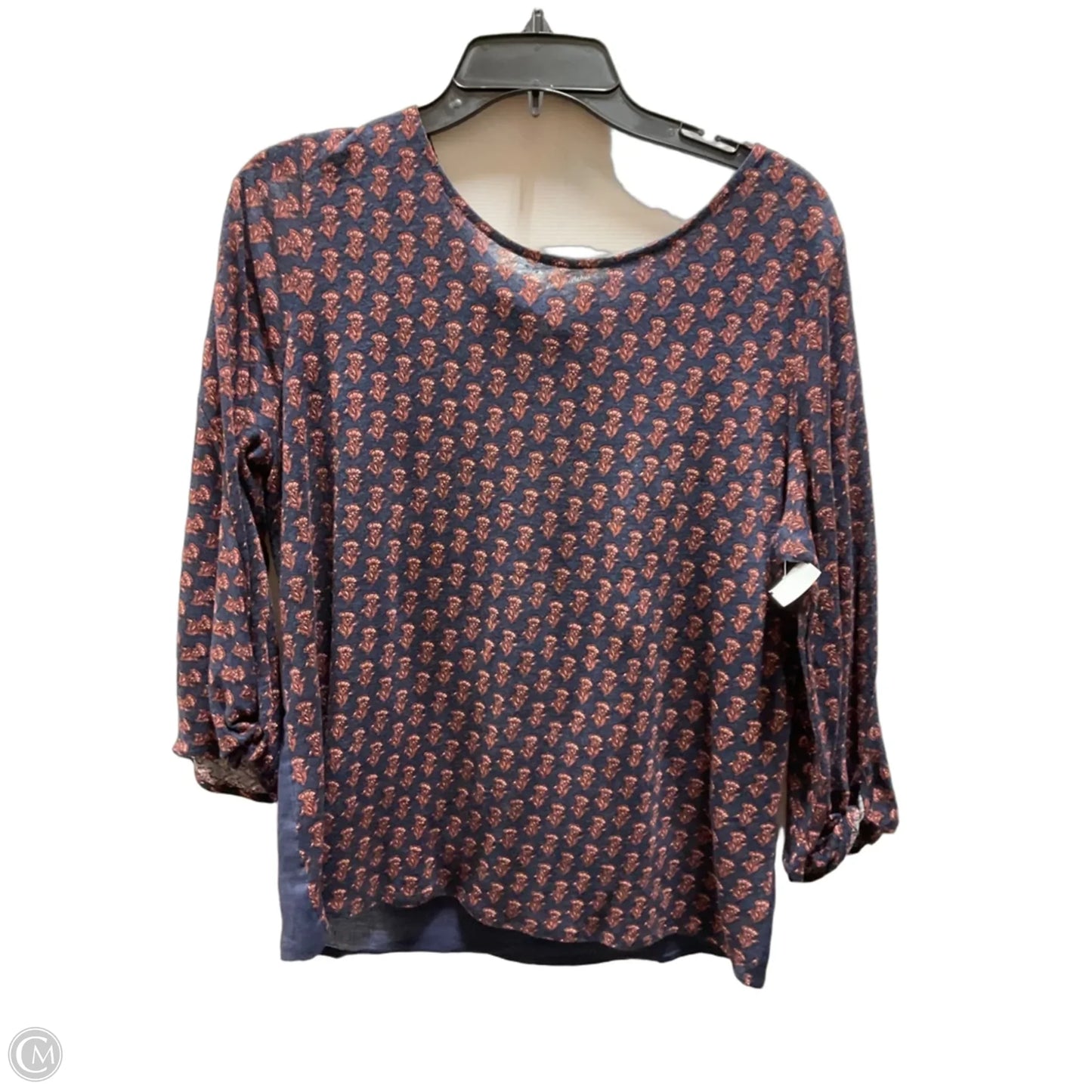 Top Long Sleeve By Tommy Bahama In Navy, Size: M