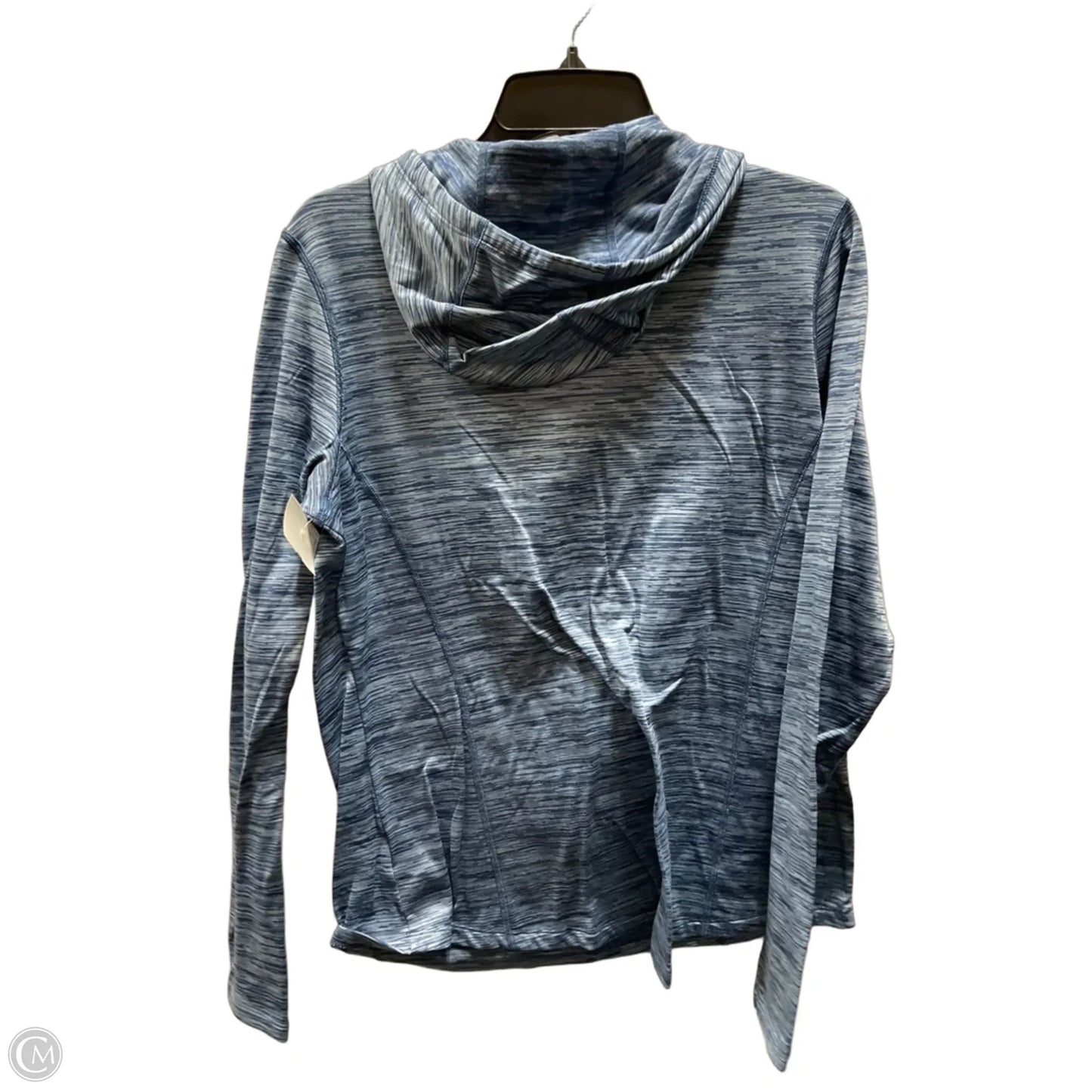 Athletic Top Long Sleeve Hoodie By Columbia In Blue, Size: L
