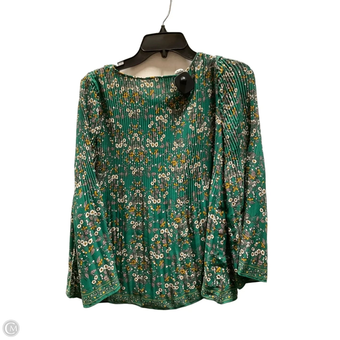 Top Long Sleeve By Max Studio In Green, Size: M