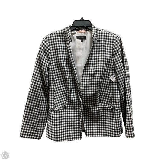 Blazer By Talbots In Plaid Pattern, Size: L