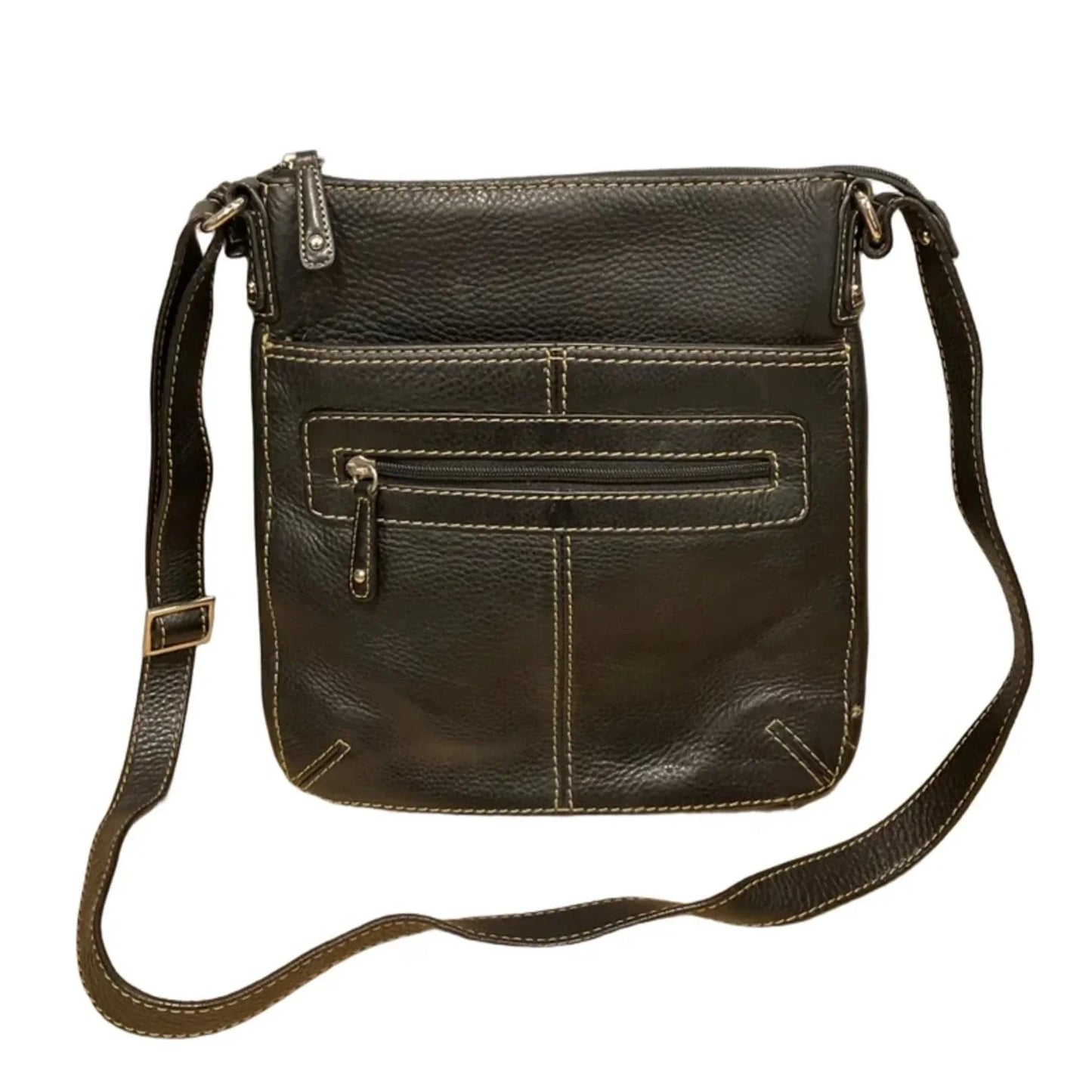 Crossbody Leather By Fossil, Size: Small