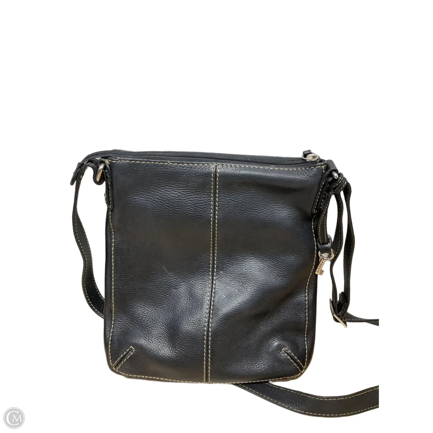 Crossbody Leather By Fossil, Size: Small