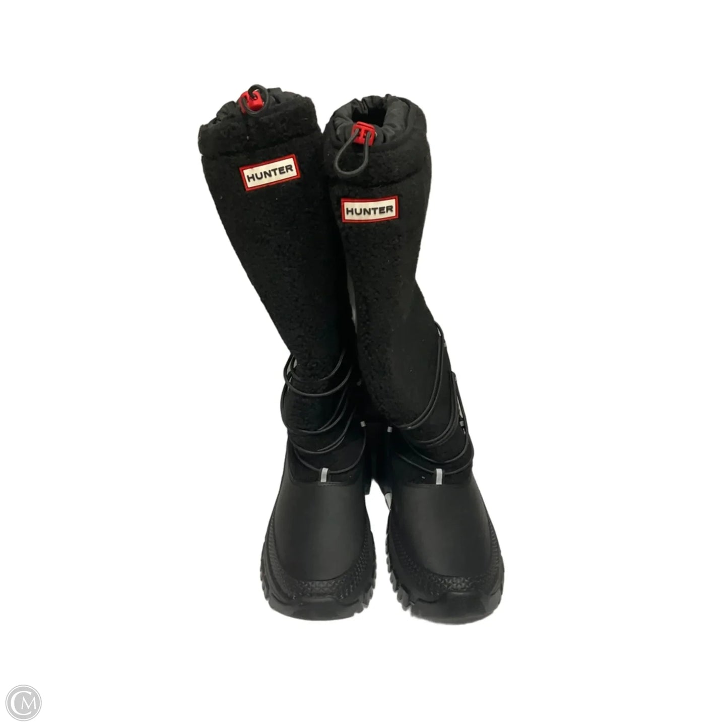 Boots Designer By Hunter In Black, Size: 7