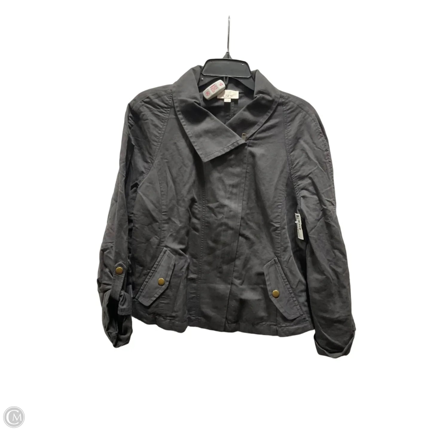 Jacket Other By Loft In Grey, Size: L