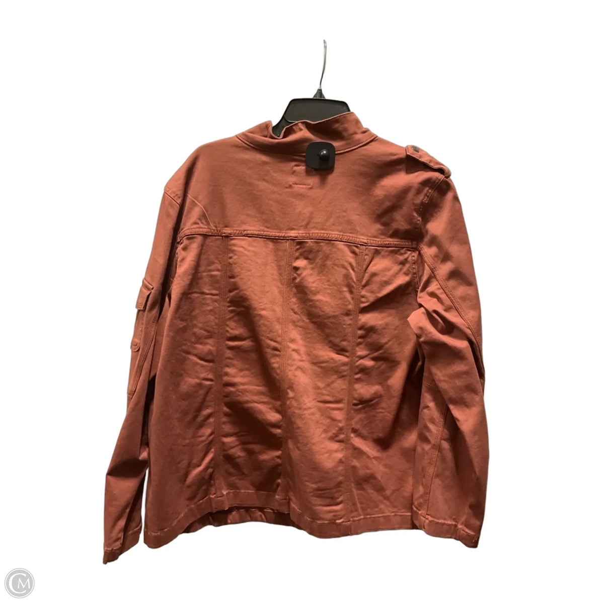 Jacket Other By Kensie In Orange, Size: 1x