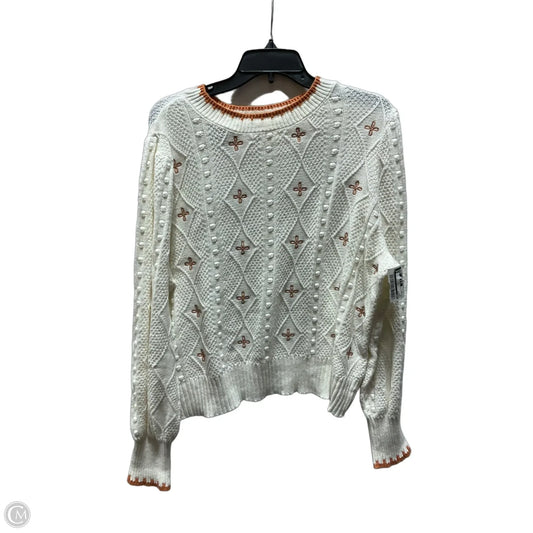 Sweater By Ana In Cream, Size: 0x