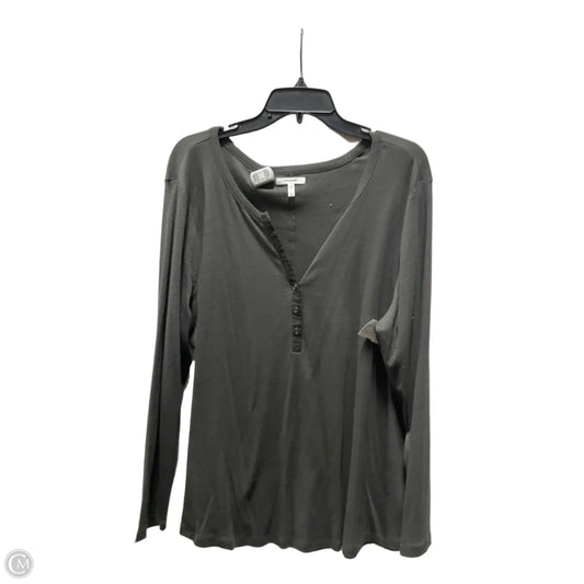 Top Long Sleeve By Maurices In Green, Size: 2x