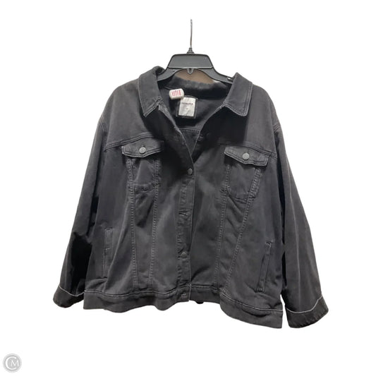 Jacket Denim By Sonoma In Black, Size: 3x